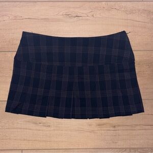 Harlow Plaid Pleated Mini Skirt
